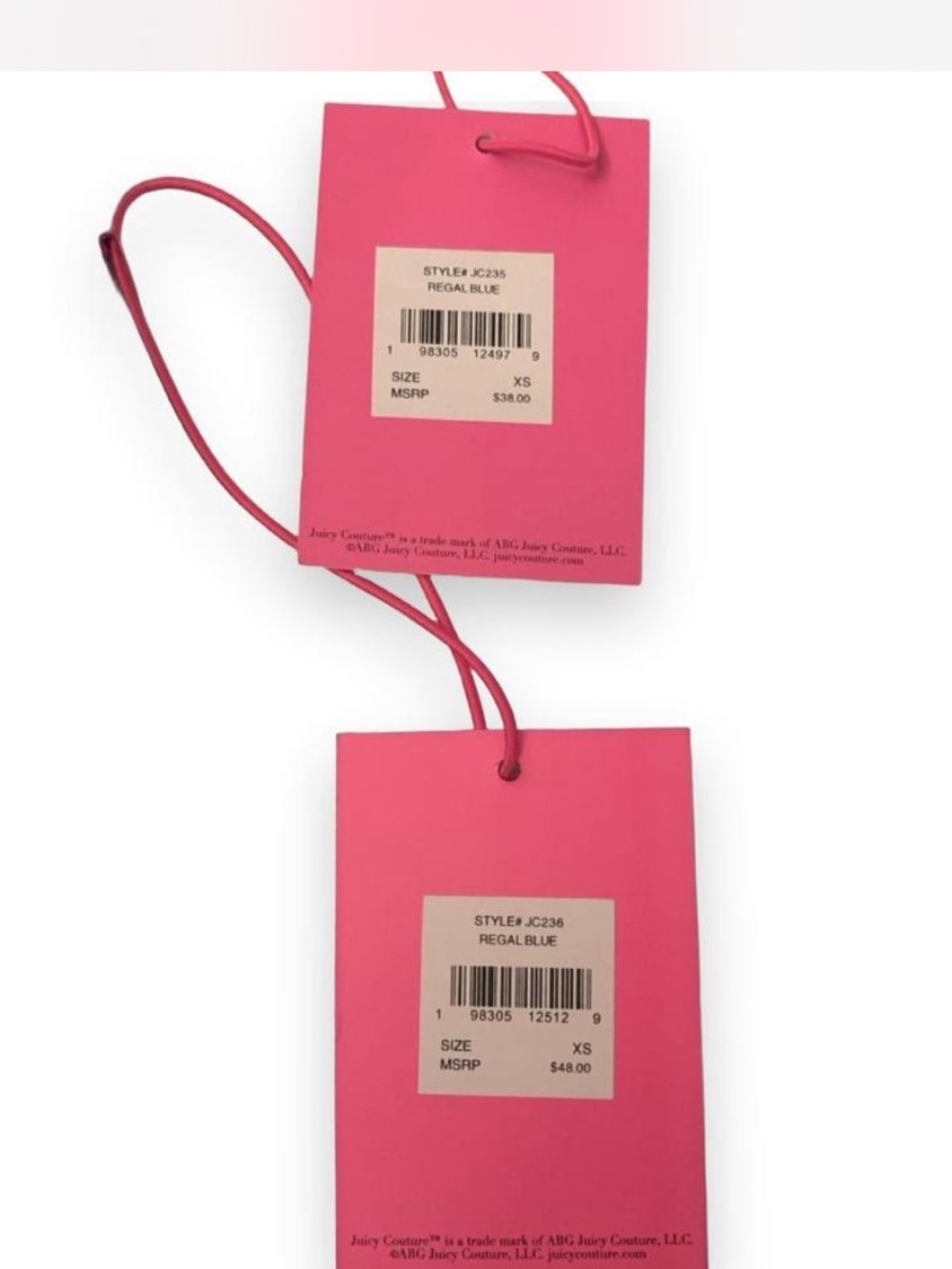 Juicy Couture Black Ruffle Crop Top & Skort Set with Pink Logo Accents - Picture 2 of 4